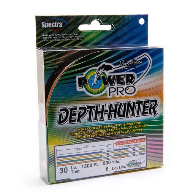 Power Pro Depth Hunter 1500yd Spool 3 Power Pro Depth Hunter 1500yd Spool