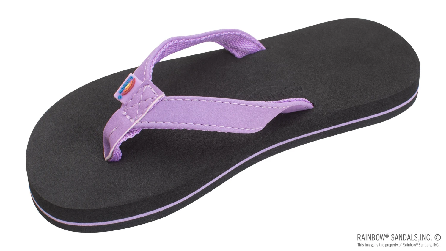 Rainbow Sandals The Grombow Kid's Soft Rubber Top Sole With 1/2" Narrow Strap And Pin Line 5 Rainbow Sandals The Grombow Kid's Soft Rubber Top Sole With 1/2" Narrow Strap And Pin Line - Image 3