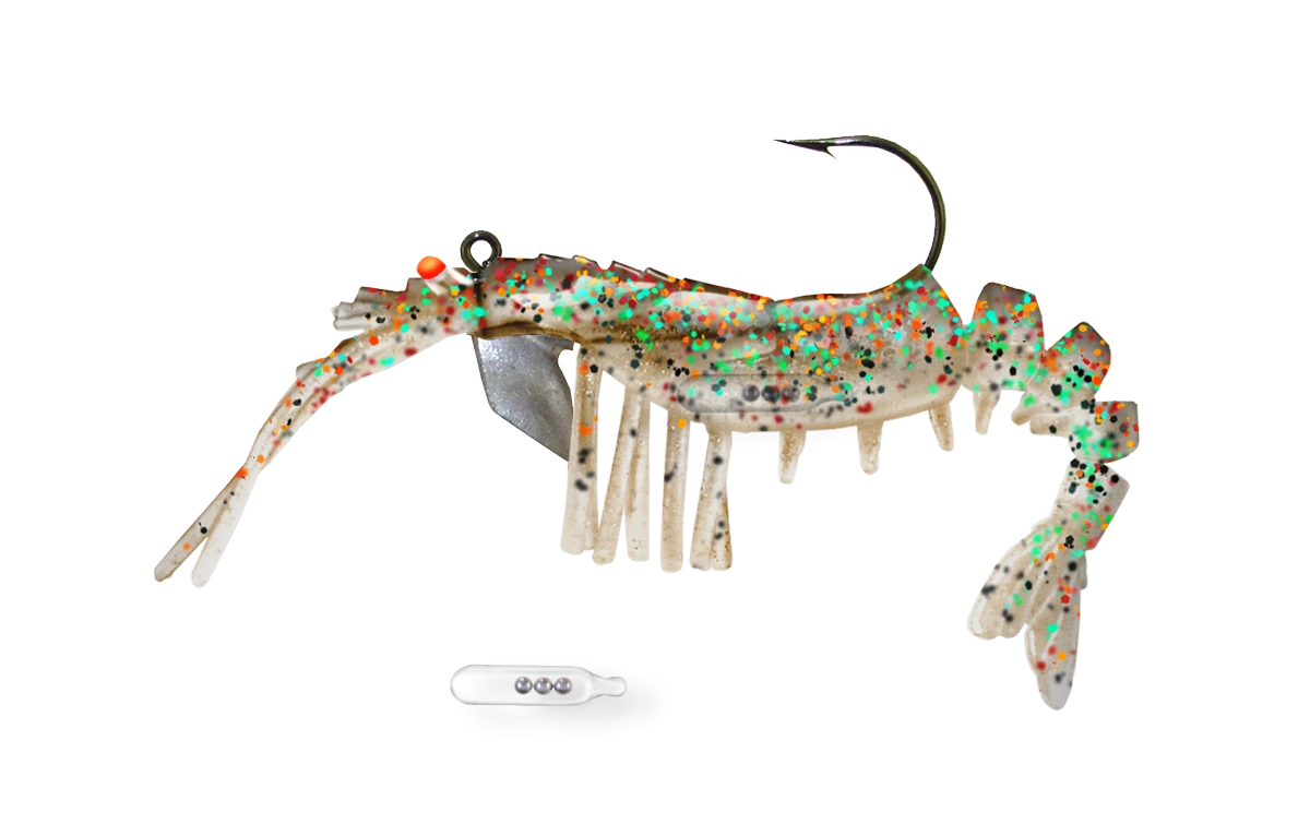 Egret 3.5" Vudu Rattling Shrimp 8 Egret 3.5" Vudu Rattling Shrimp - Image 6