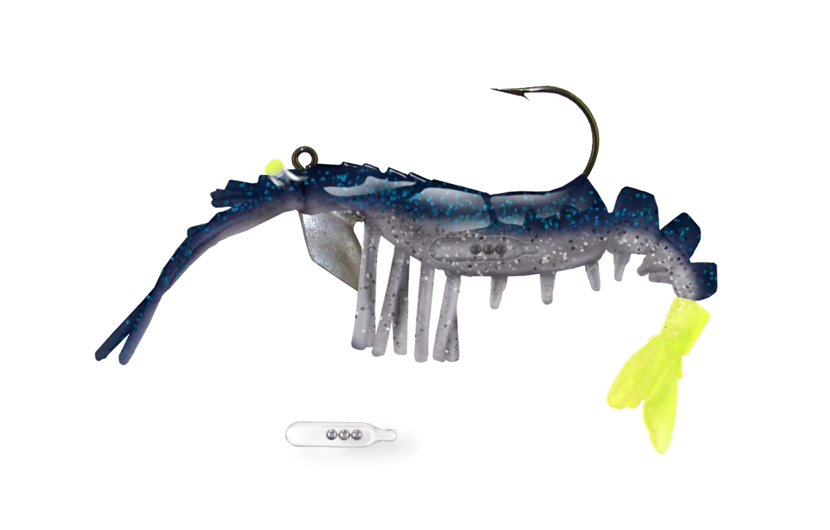 Egret 3.5" Vudu Rattling Shrimp 6 Egret 3.5" Vudu Rattling Shrimp - Image 4