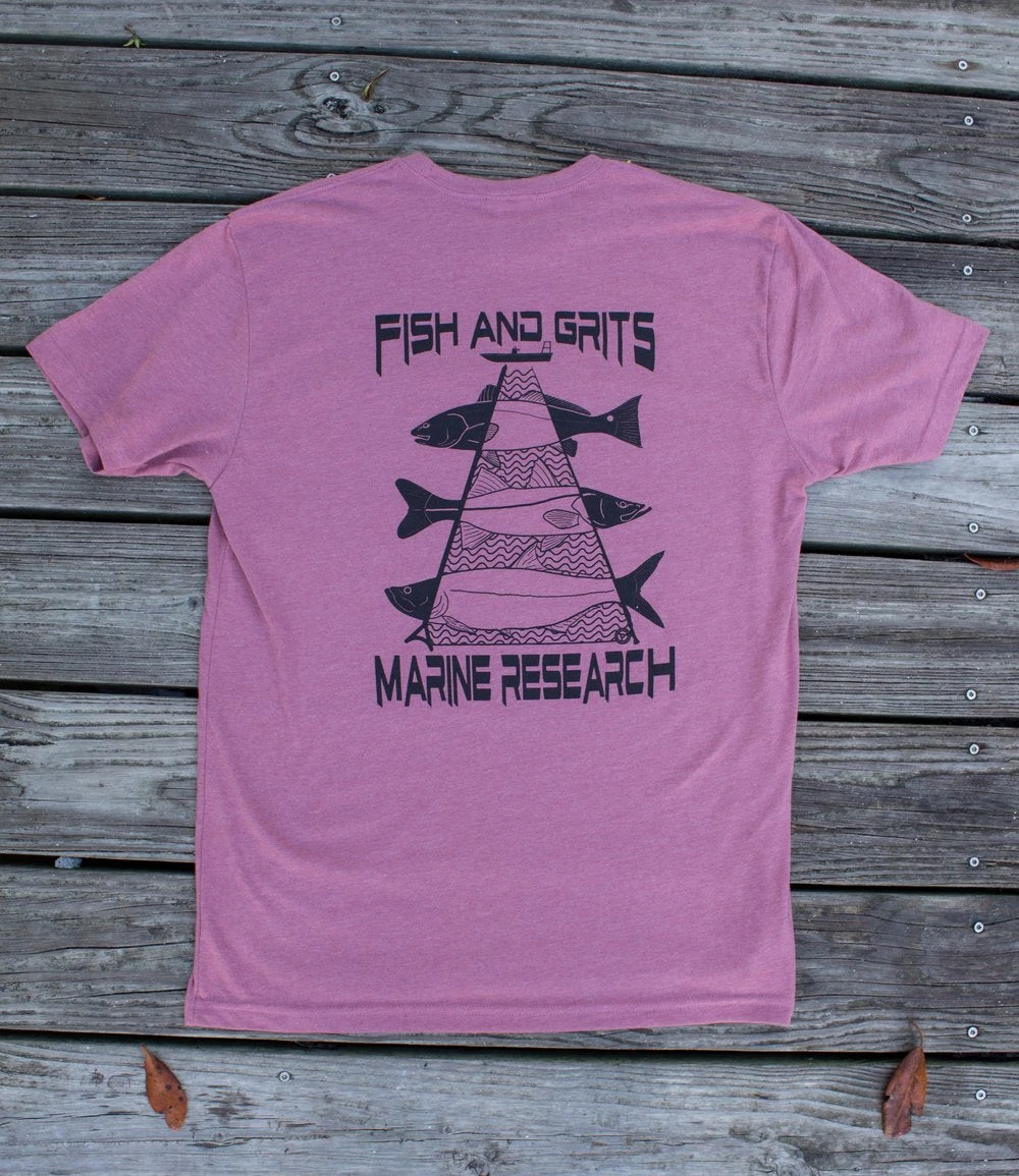 Fish And Grits Marine Research Tee 3 Fish And Grits Marine Research Tee