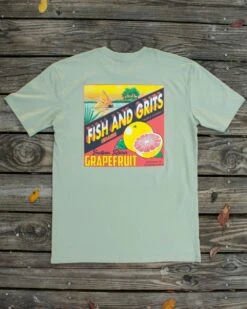 Fish And Grits Citrus Label Tee