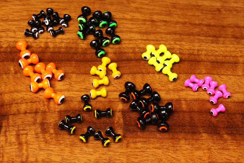 Hareline Small Double Pupil Lead Eyes 3 Hareline Small Double Pupil Lead Eyes