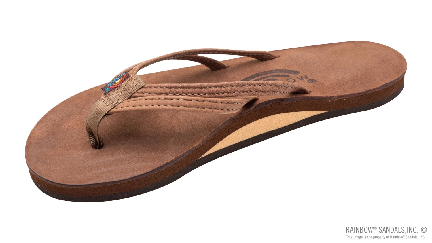 Rainbow Sandals The Sandpiper Women's Luxury Leather Single Layer Arch Support With 1/3" Double Narrow Strap 3 Rainbow Sandals The Sandpiper Women's Luxury Leather Single Layer Arch Support With 1/3" Double Narrow Strap