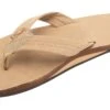 Rainbow Sandals Single Layer Premier Leather With Arch Support 1" Strap 1 Rainbow Sandals Single Layer Premier Leather With Arch Support 1" Strap -Outlet Angling Store 301ALTS0 SRBR W