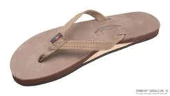 Rainbow Sandals Women's Single Layer Premier Leather With Arch Support And A 1/2" Narrow Strap 6 Rainbow Sandals Women's Single Layer Premier Leather With Arch Support And A 1/2" Narrow Strap -Outlet Angling Store 301ALTSN DKBR W