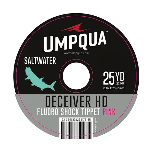 Umpqua Deceiver HD Fluoro Shock Tippet Pink 3 Umpqua Deceiver HD Fluoro Shock Tippet Pink