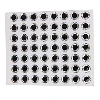 Hareline 3D Adhesive Holographic Eyes 7/32" 20pk. 6 Hareline 3D Adhesive Holographic Eyes 7/32" 20pk. - Image 4