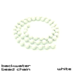 Backwater Bead Chain 11 Backwater Bead Chain -Outlet Angling Store Backwater Bead Chain Fly Tying Materials White
