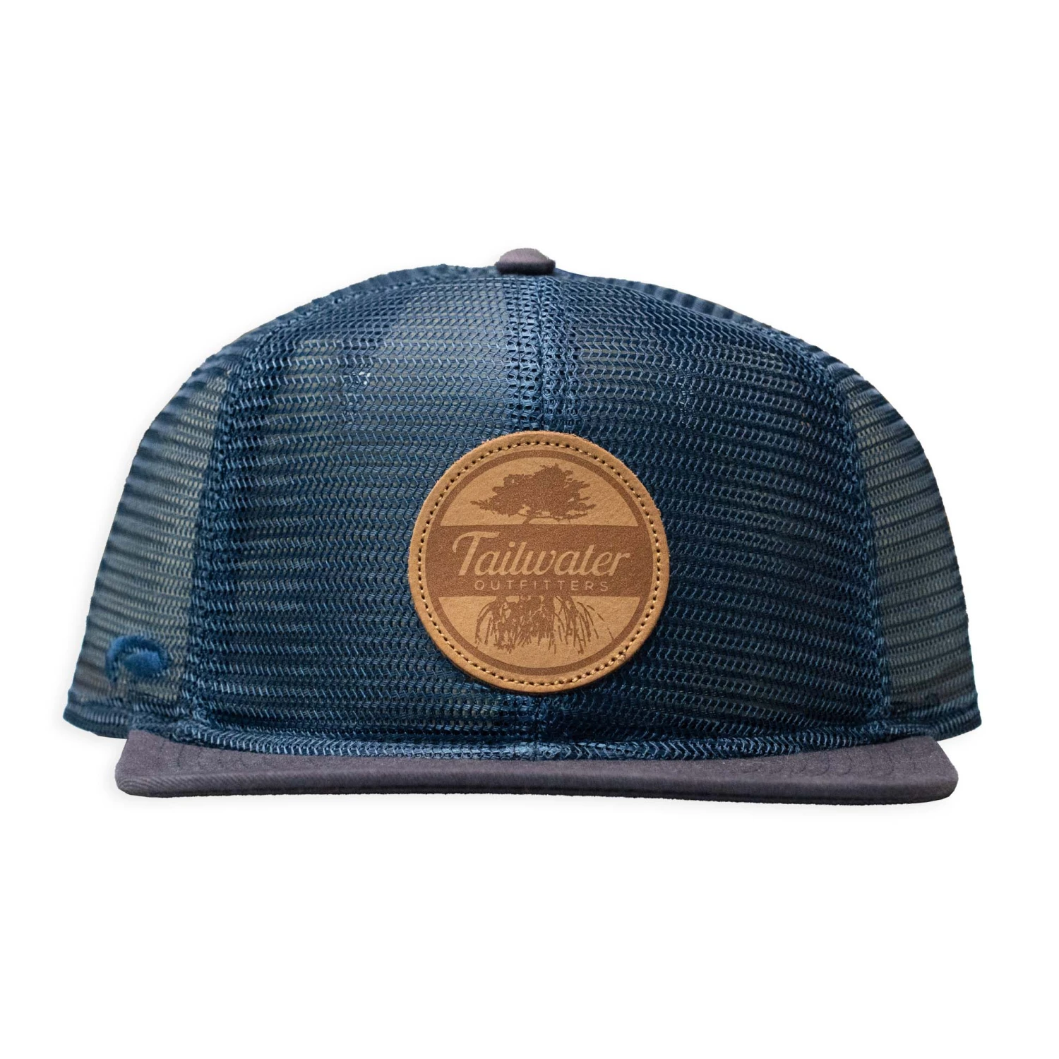 Tailwater Outfitters Leather Patch Mesh Hat 6 Tailwater Outfitters Leather Patch Mesh Hat - Image 4