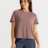 Free Fly Women's Elevate Lightweight Tee -Outlet Angling Store ELW Tee Fig 1