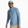 Free Fly Elevate Lightweight Hoodie 2 Free Fly Elevate Lightweight Hoodie -Outlet Angling Store ElevateLWHoodie Bluestone Men 1