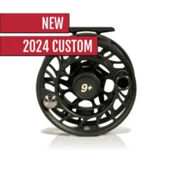 2024 Custom Gargoyle Green Hatch Iconic Fly Reel 9 Plus Mid Arbor