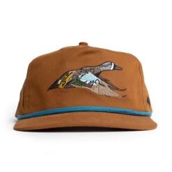 Duck Camp Game Series Hat 28 Duck Camp Game Series Hat -Outlet Angling Store Hats BrownTeal FLatLay Front 3308 600x 035835f7 02bf 47fe bc7f c90163c013ef