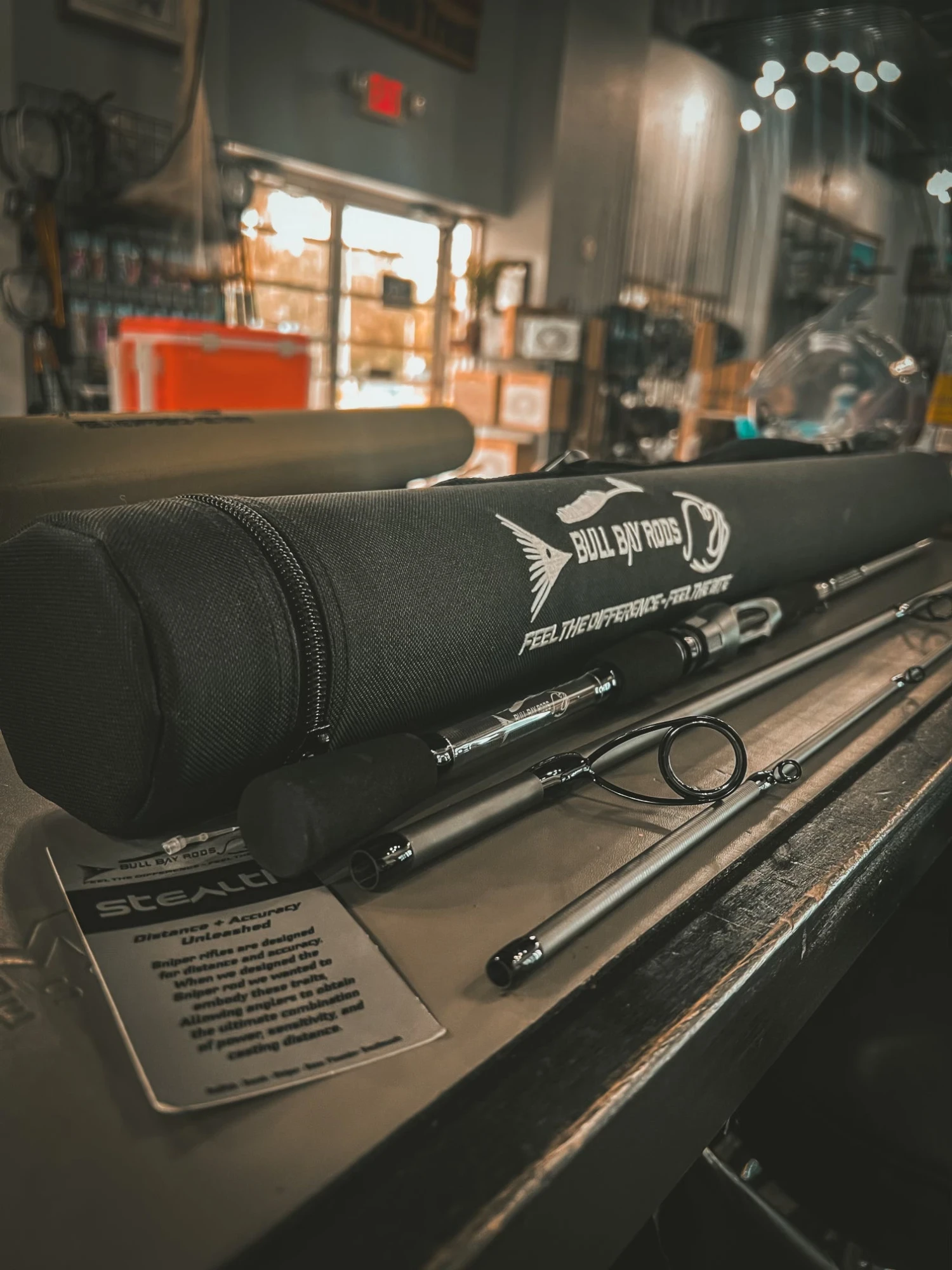 Bull Bay Stealth Sniper Travel Rod With Case 3 Piece 4 Bull Bay Stealth Sniper Travel Rod With Case 3 Piece - Image 2