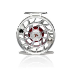 Hatch Iconic Fly Reel 7 Plus -Outlet Angling Store Iconic7PlusReel ClearRed LargeArbor Back 1800x1800 jpg