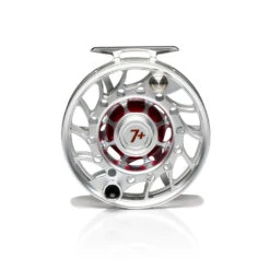 Hatch Iconic Fly Reel 7 Plus -Outlet Angling Store Iconic7PlusReel ClearRed MidArbor Back 1800x1800 jpg