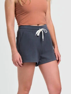 Free Fly Women's Bamboo Lightweight Fleece Short 9 Free Fly Women's Bamboo Lightweight Fleece Short -Outlet Angling Store SP25 LightweightFleeceShort Studio StormCloud 1