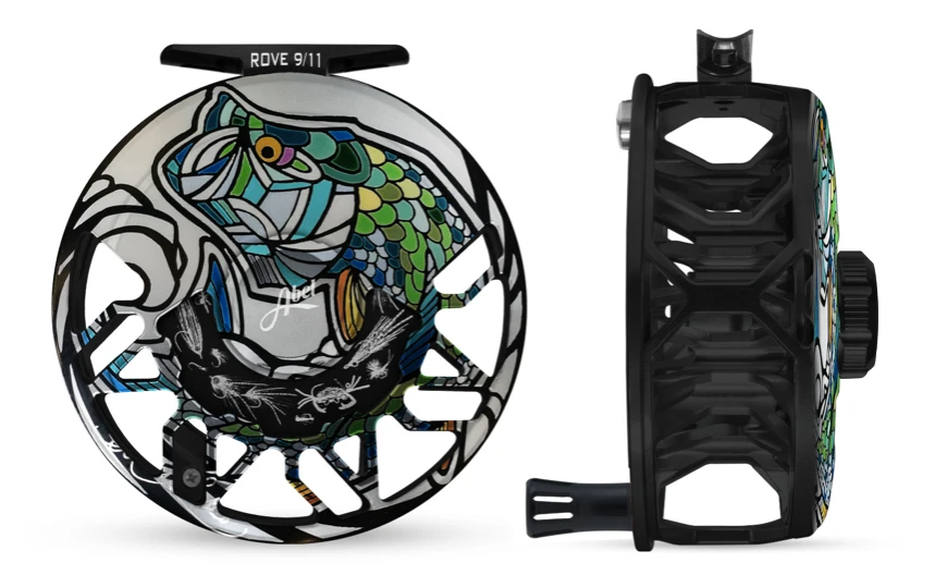 Abel Rove 11/12 Larko Tarpon/Black Handle/Blank Drag Plate 3 Abel Rove 11/12 Larko Tarpon/Black Handle/Blank Drag Plate