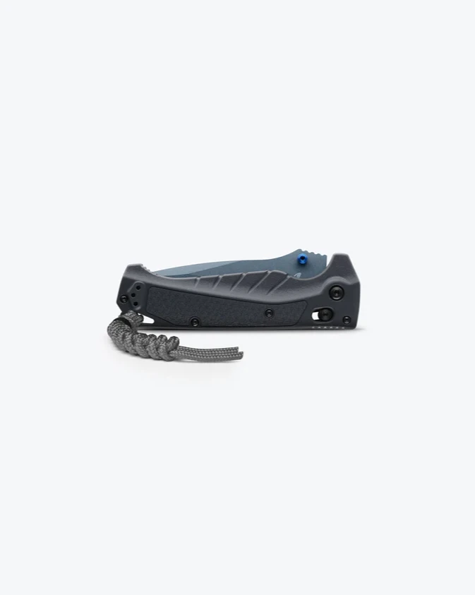 Benchmade Adira | Tempest Gray | Drop Point Serrated 4 Benchmade Adira | Tempest Gray | Drop Point Serrated - Image 2