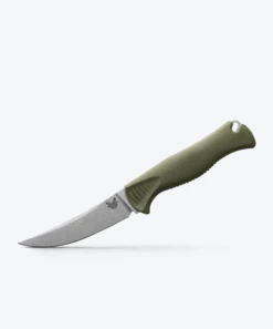 Benchmade Meatcrafter | Dark Olive Santoprene | 4" Trailing Point