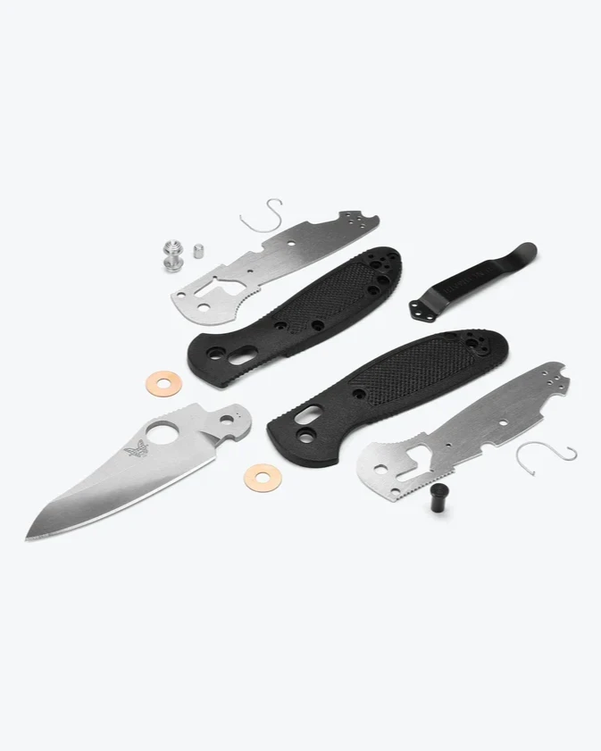 Benchmade Mini Griptilian | Black Grivory | Sheepsfoot 7 Benchmade Mini Griptilian | Black Grivory | Sheepsfoot - Image 5