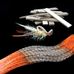 Topwater Fly Foam Strips -Outlet Angling Store Sight Cast Gurgler Tan Brown Orange 1500