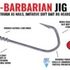 Hogy Ultra Barbarian Jig Silver 10/0 (2PK) 1 Hogy Ultra Barbarian Jig Silver 10/0 (2PK) -Outlet Angling Store UltraBarbarianDiagram 1024x1024 27836e69 3104 4a25 936d 95922eb42f75