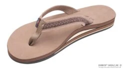 Rainbow Sandals The Willow Women's Double Layer Arch Support Premier Leather With Inset Double Braided 3/4” Medium Strap 5 Rainbow Sandals The Willow Women's Double Layer Arch Support Premier Leather With Inset Double Braided 3/4” Medium Strap -Outlet Angling Store WILLOW DBEX W