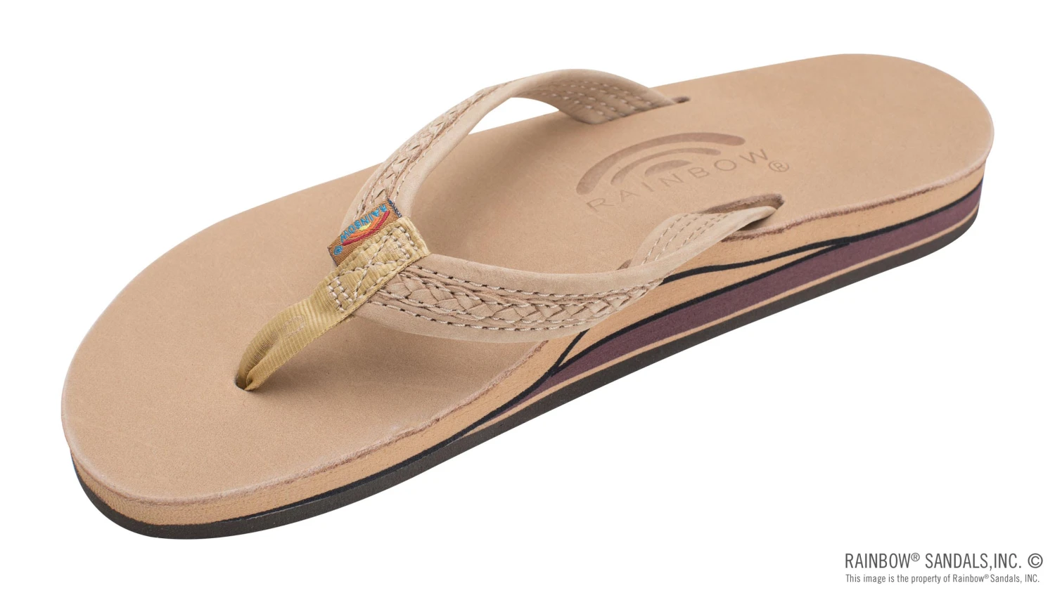 Rainbow Sandals The Willow Women's Double Layer Arch Support Premier Leather With Inset Double Braided 3/4” Medium Strap 3 Rainbow Sandals The Willow Women's Double Layer Arch Support Premier Leather With Inset Double Braided 3/4” Medium Strap