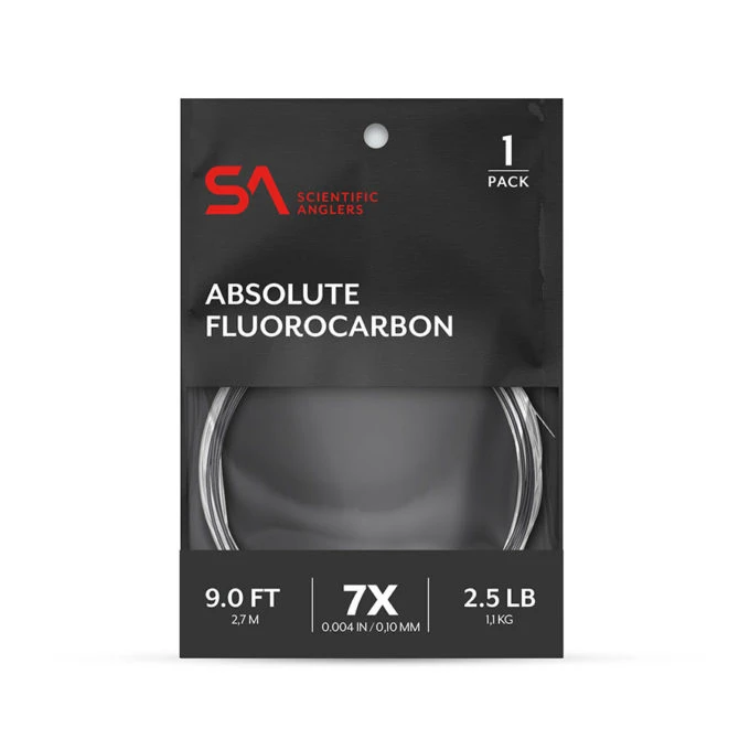 Scientific Anglers SA Absolute Fluorocarbon Leader 1 Pack 3 Scientific Anglers SA Absolute Fluorocarbon Leader 1 Pack
