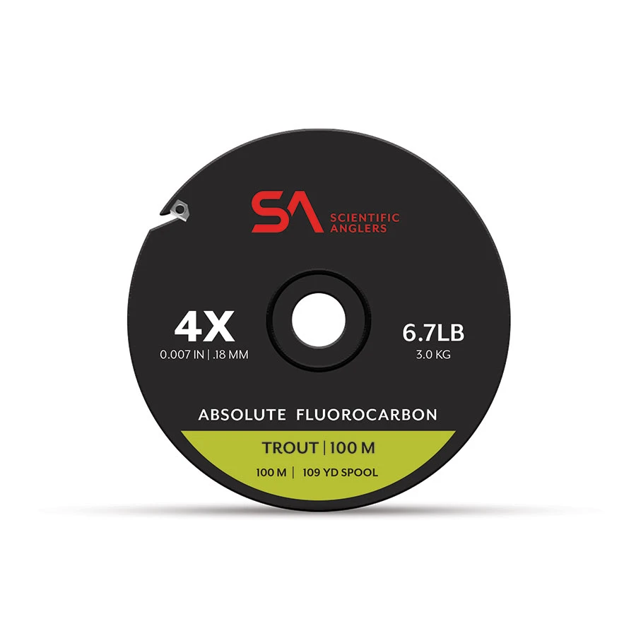 Scientific Anglers Absolute Fluorocarbon Trout 100M 3 Scientific Anglers Absolute Fluorocarbon Trout 100M