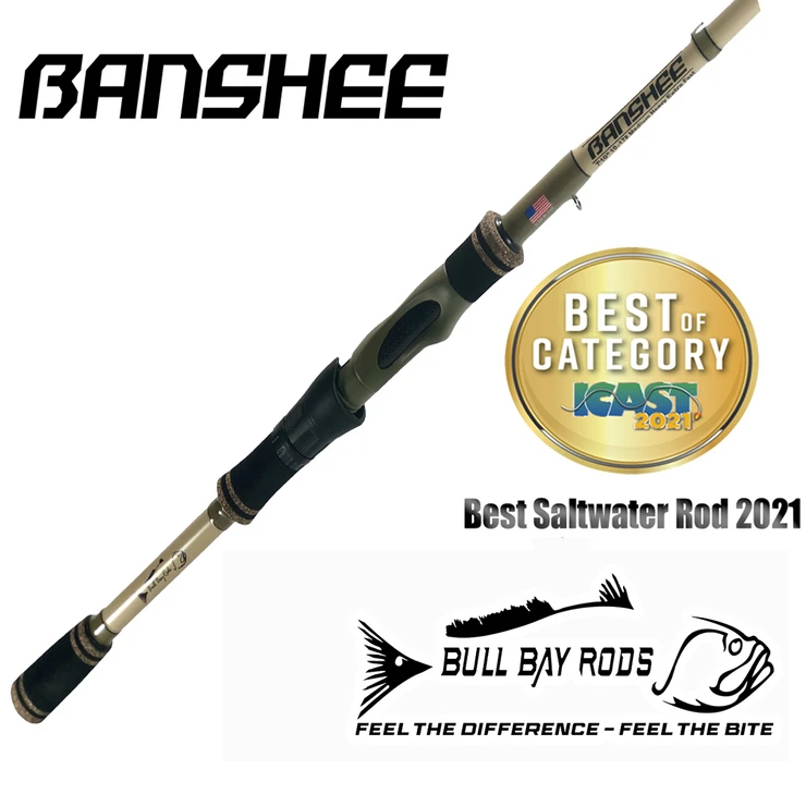 Bull Bay Banshee Travel Rod With Case 3 Piece 3 Bull Bay Banshee Travel Rod With Case 3 Piece