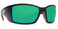 Costa Blackfin -Outlet Angling Store bl11 matte black green mirror lens angle4