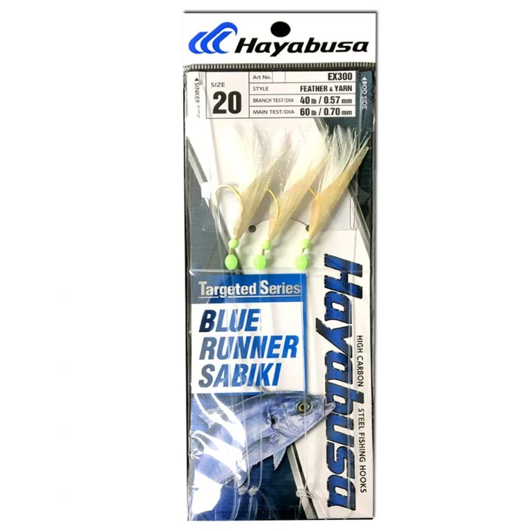 Hayabusa Sabiki Targeted Series Blue Runner 3 Hayabusa Sabiki Targeted Series Blue Runner