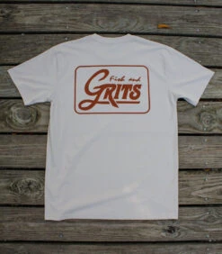 Fish And Grits Pocket Tee -Outlet Angling Store grits