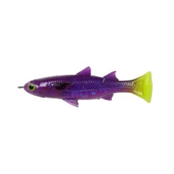 Savage Gear Pulse Tail Mullet 4" LB 11 Savage Gear Pulse Tail Mullet 4" LB -Outlet Angling Store pulse tail mullet loose body plum chartreuse