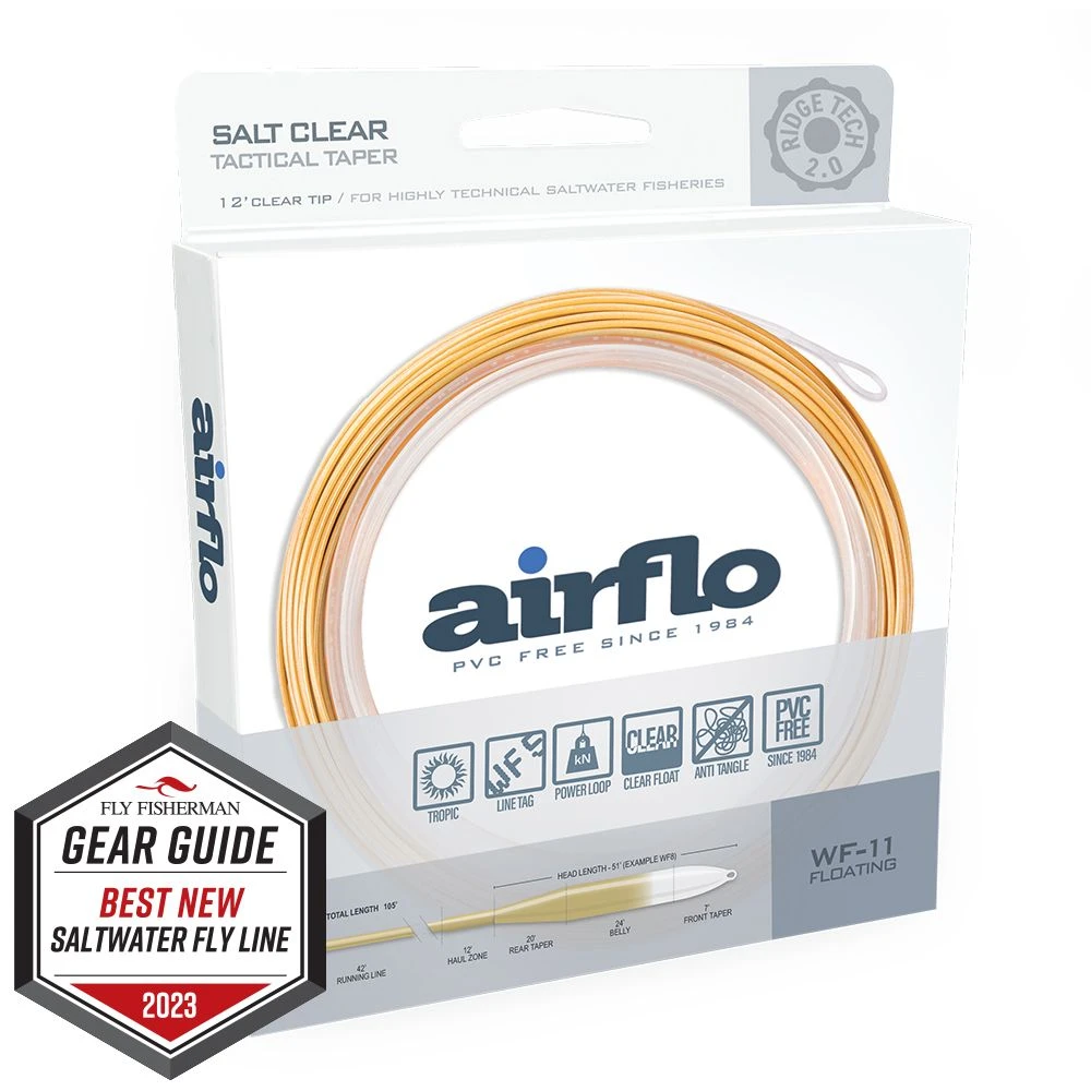 Airflo SUPERFLO RIDGE 2.0 Tactical Taper 12' CLEAR TIP 3 Airflo SUPERFLO RIDGE 2.0 Tactical Taper 12' CLEAR TIP