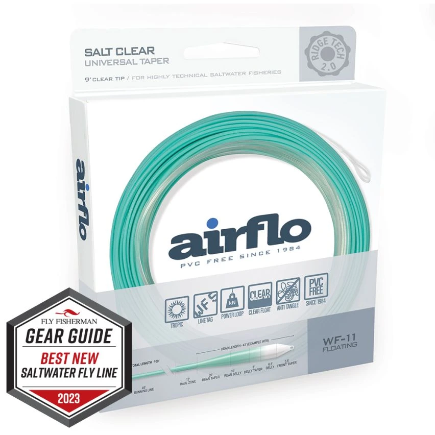 Airflo SUPERFLO RIDGE 2.0 FLATS UNIVERSAL TAPER 9' CLEAR TIP 4 Airflo SUPERFLO RIDGE 2.0 FLATS UNIVERSAL TAPER 9' CLEAR TIP - Image 2