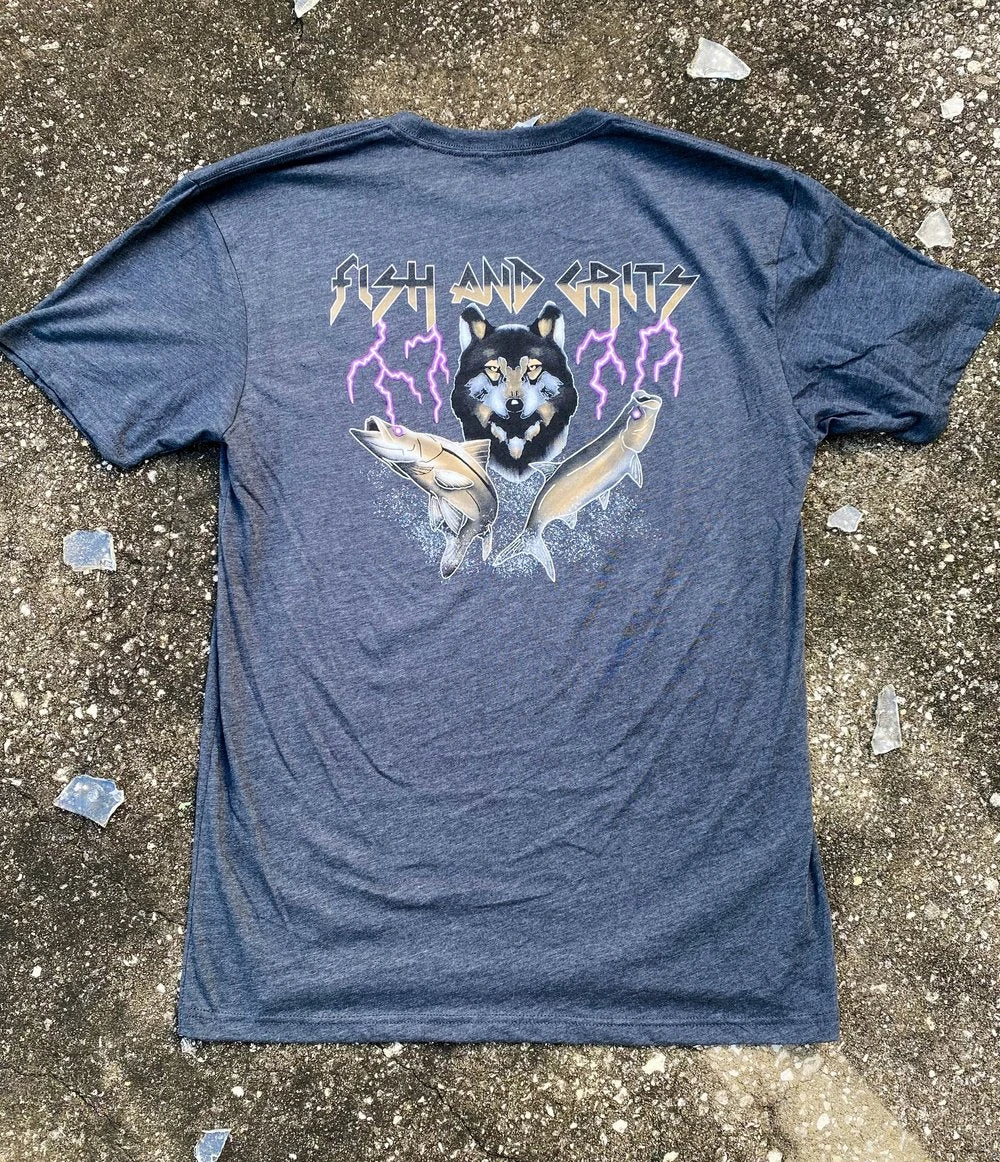 Fish And Grits Metal Grits Tee 3 Fish And Grits Metal Grits Tee